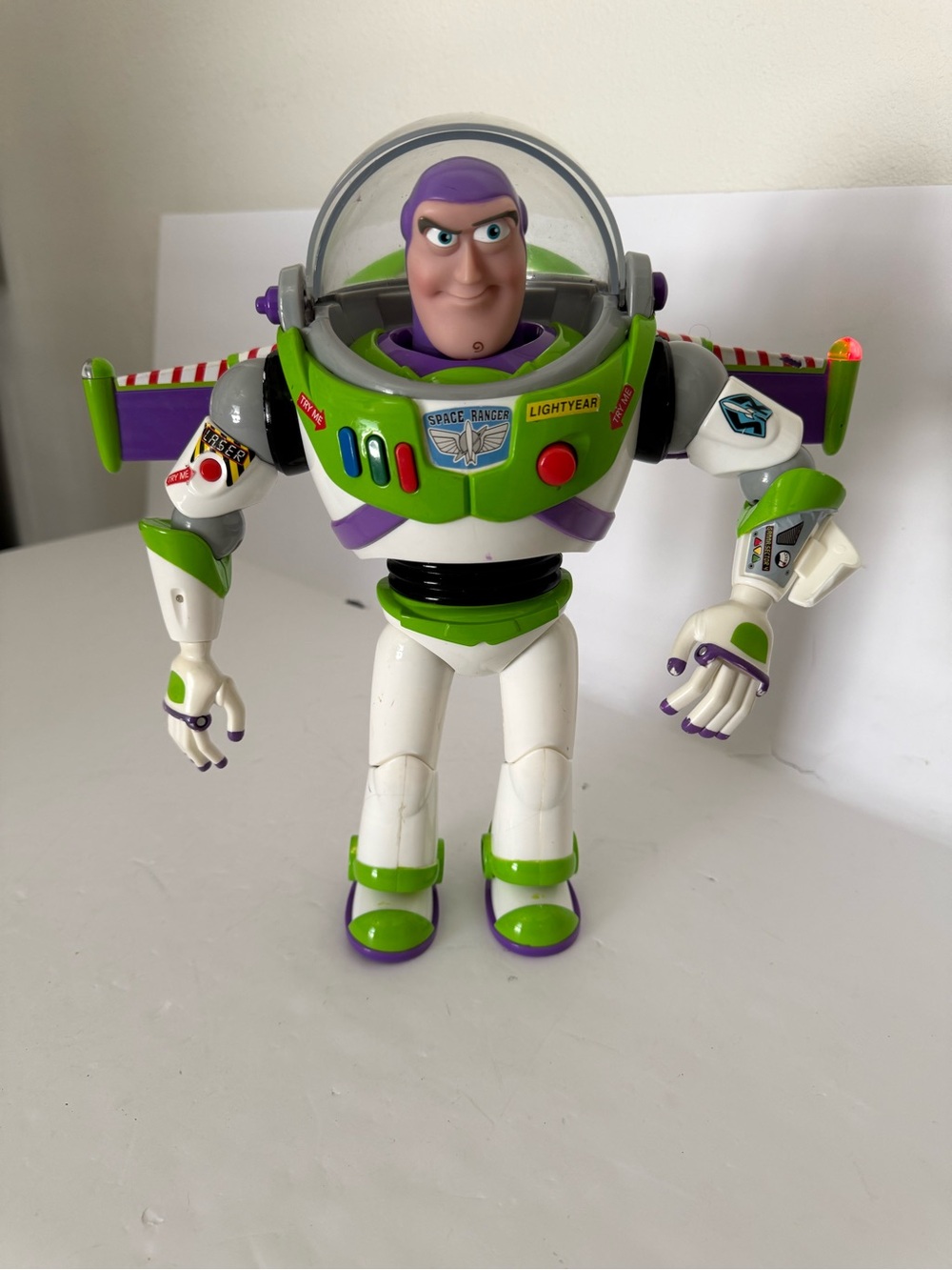 Disney Pixar Buzz Lightyear 12" Interactive Figure ANDY Toy Story Works! - Picture 7 of 15